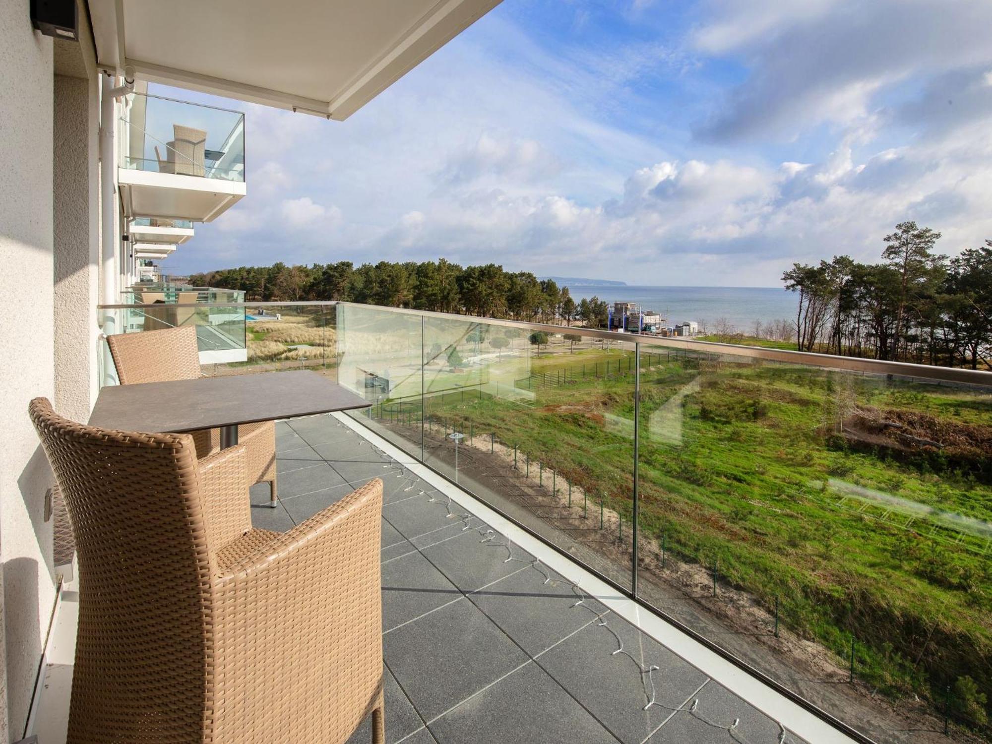 Duenenresidenz Prora - Ferienwohnung Mit Meerblick, 2 Schlafzimmern, Sauna Und Balkon Np-404 Binz Εξωτερικό φωτογραφία